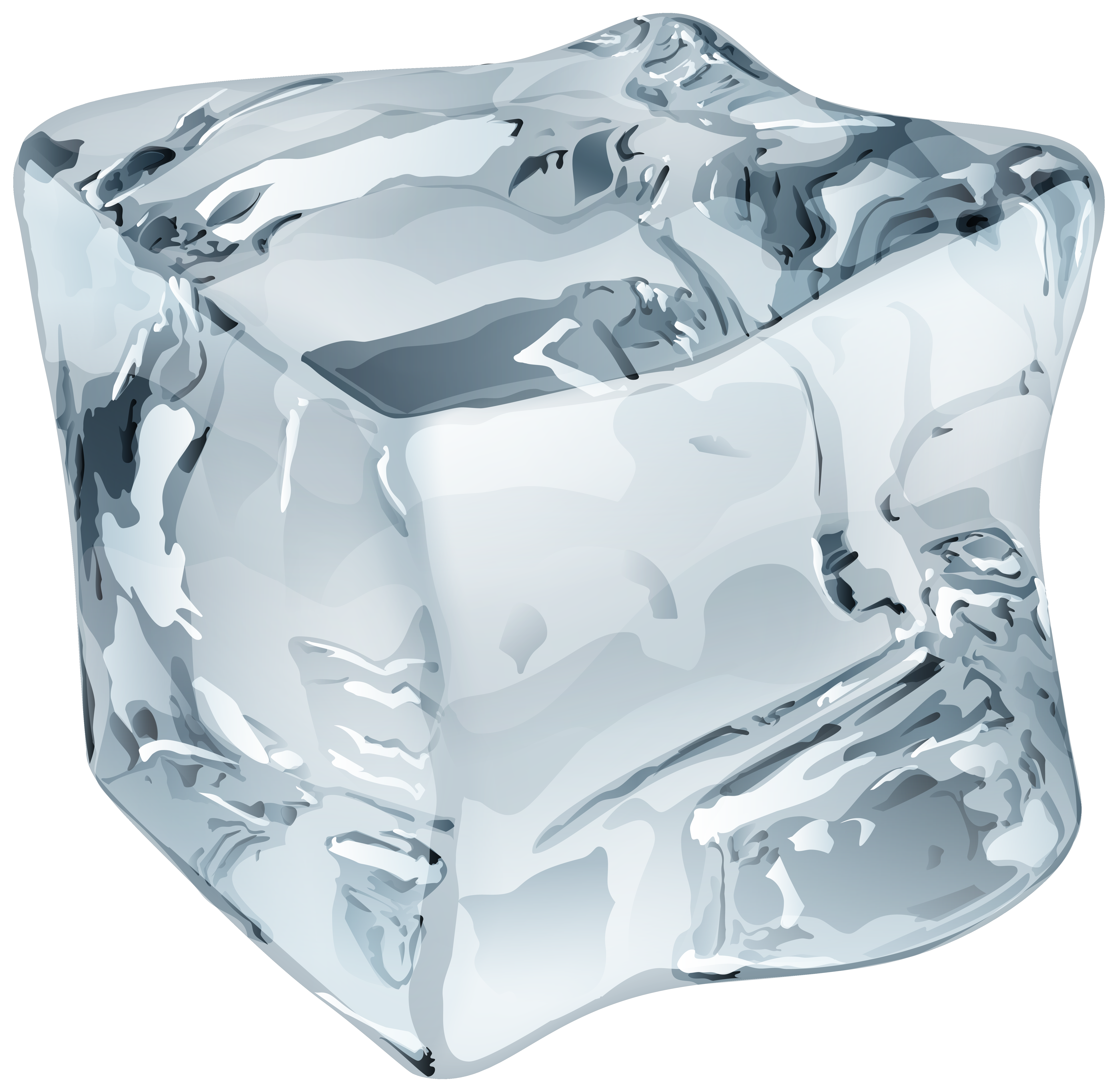 Large Ice Cube PNG Clip Art - Best WEB Clipart