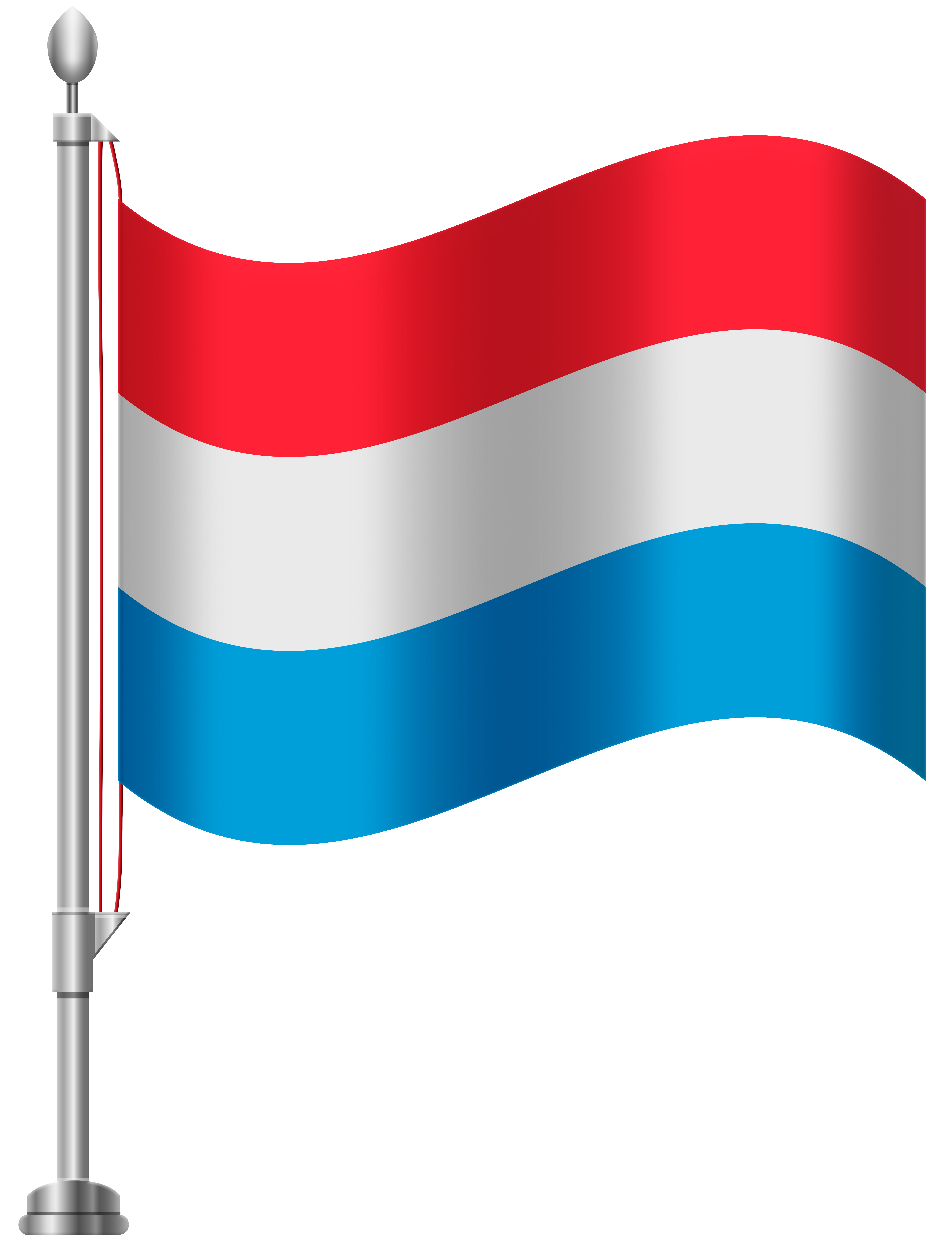 Luxembourg Flag PNG Clip Art - Best WEB Clipart
