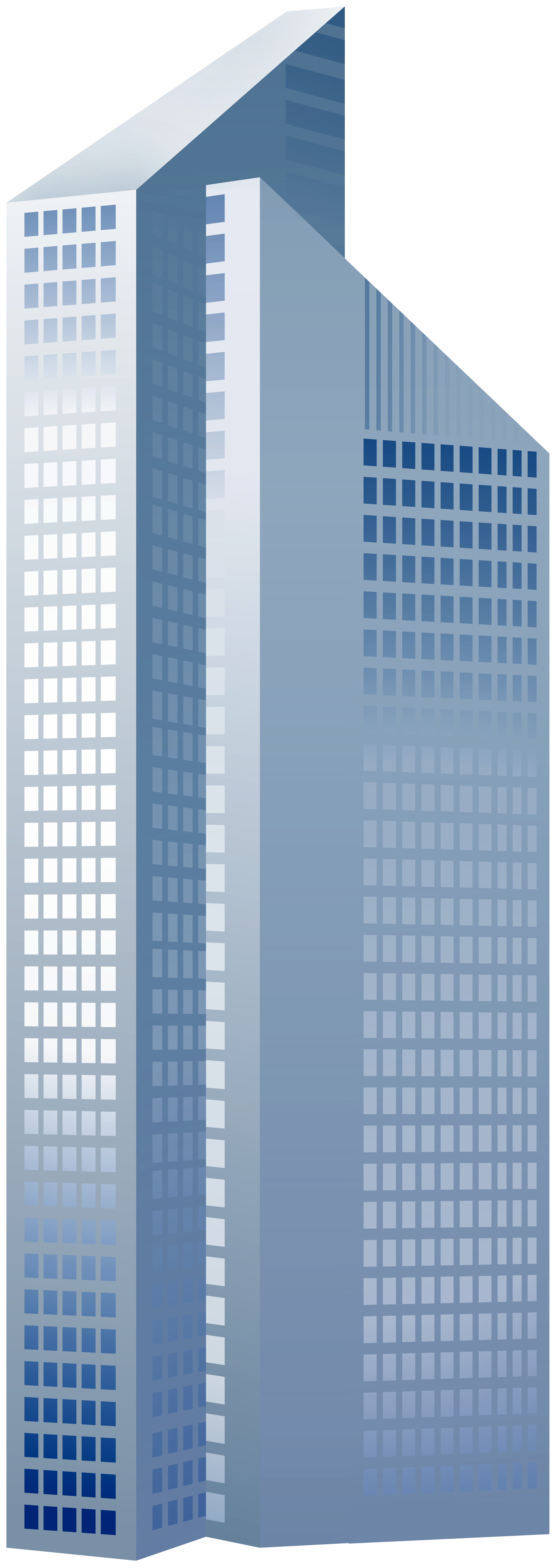 Modern Blue Skyscraper PNG Clipart - Best WEB Clipart