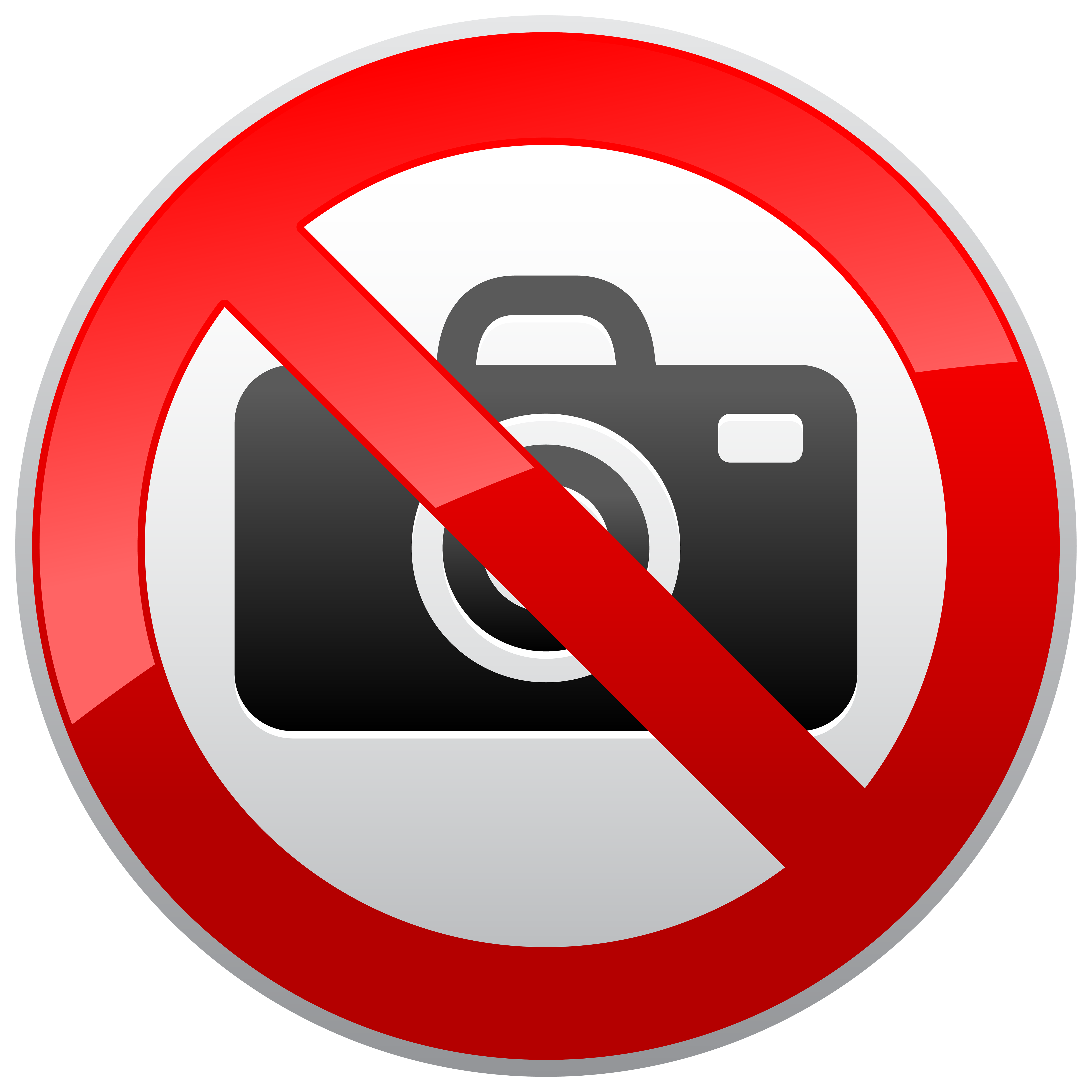 No Photography Prohibition Sign PNG Clipart - Best WEB Clipart