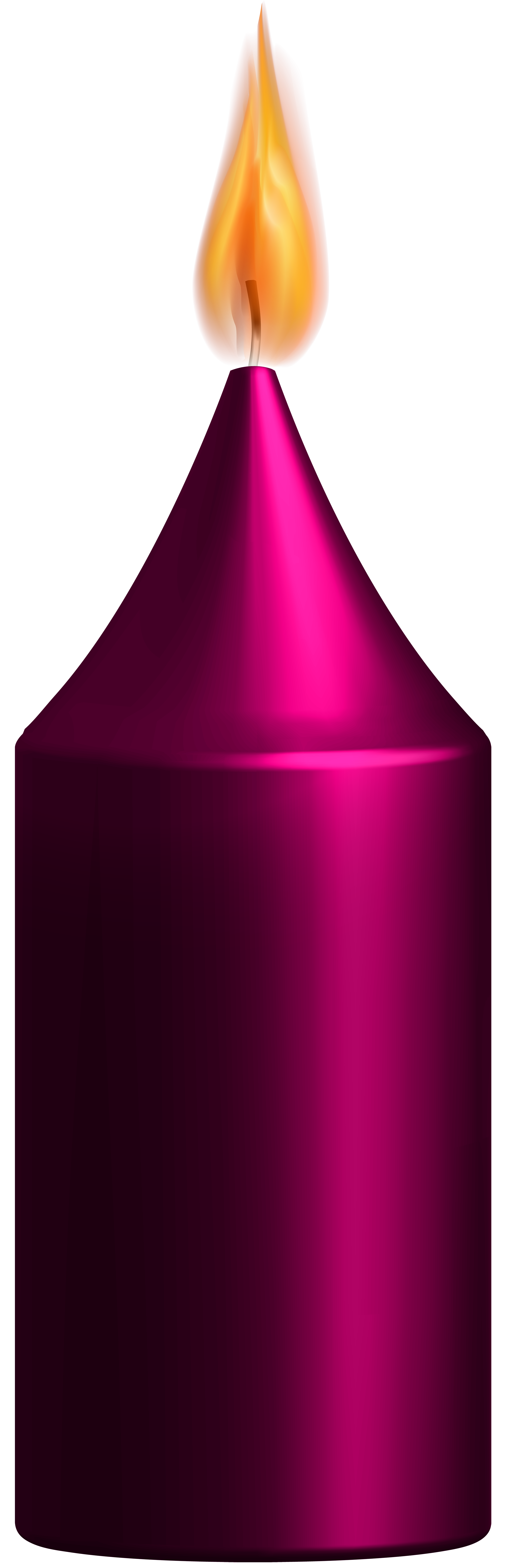 Pink Candle PNG Clip Art - Best WEB Clipart