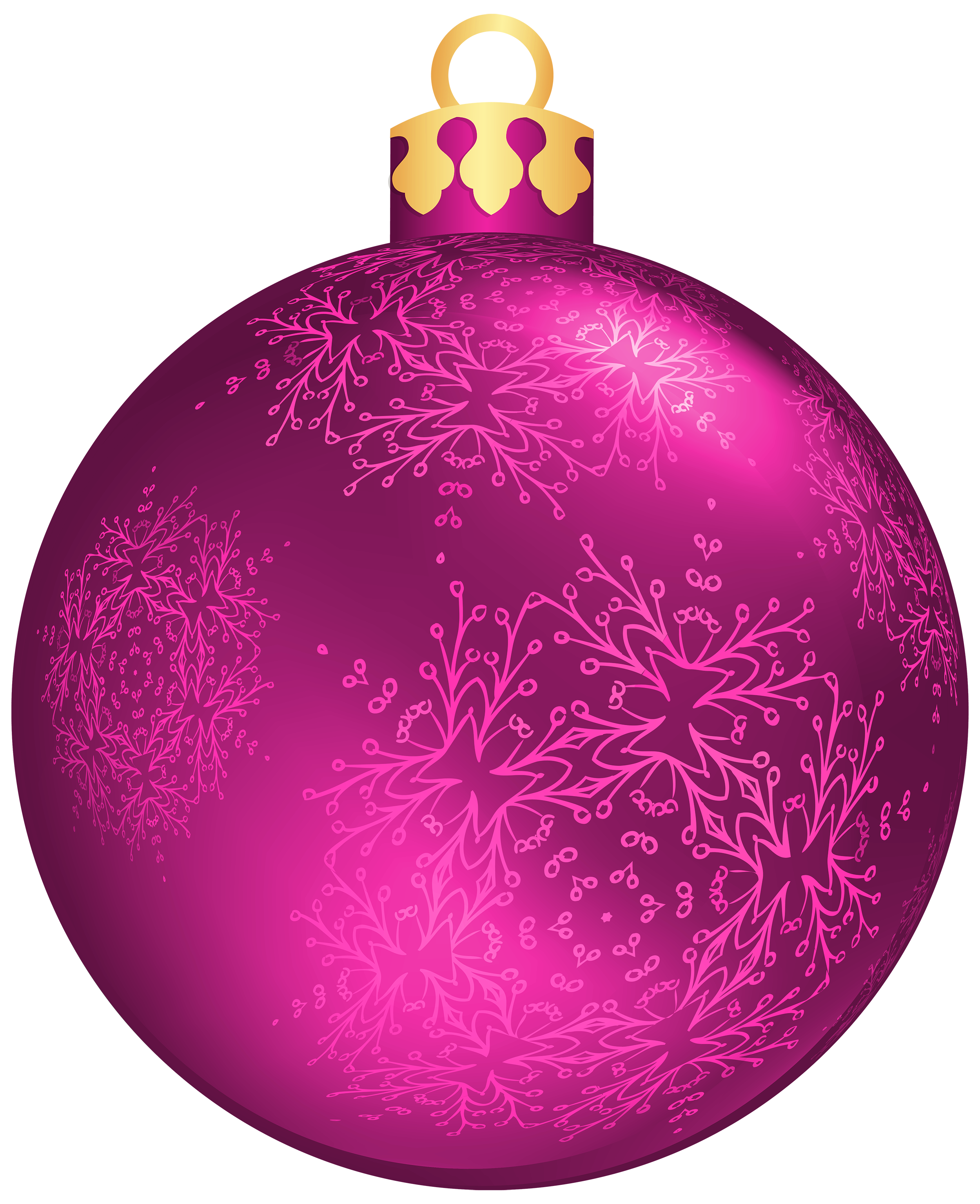 Pink Christmas Ball PNG Clipart - Best WEB Clipart