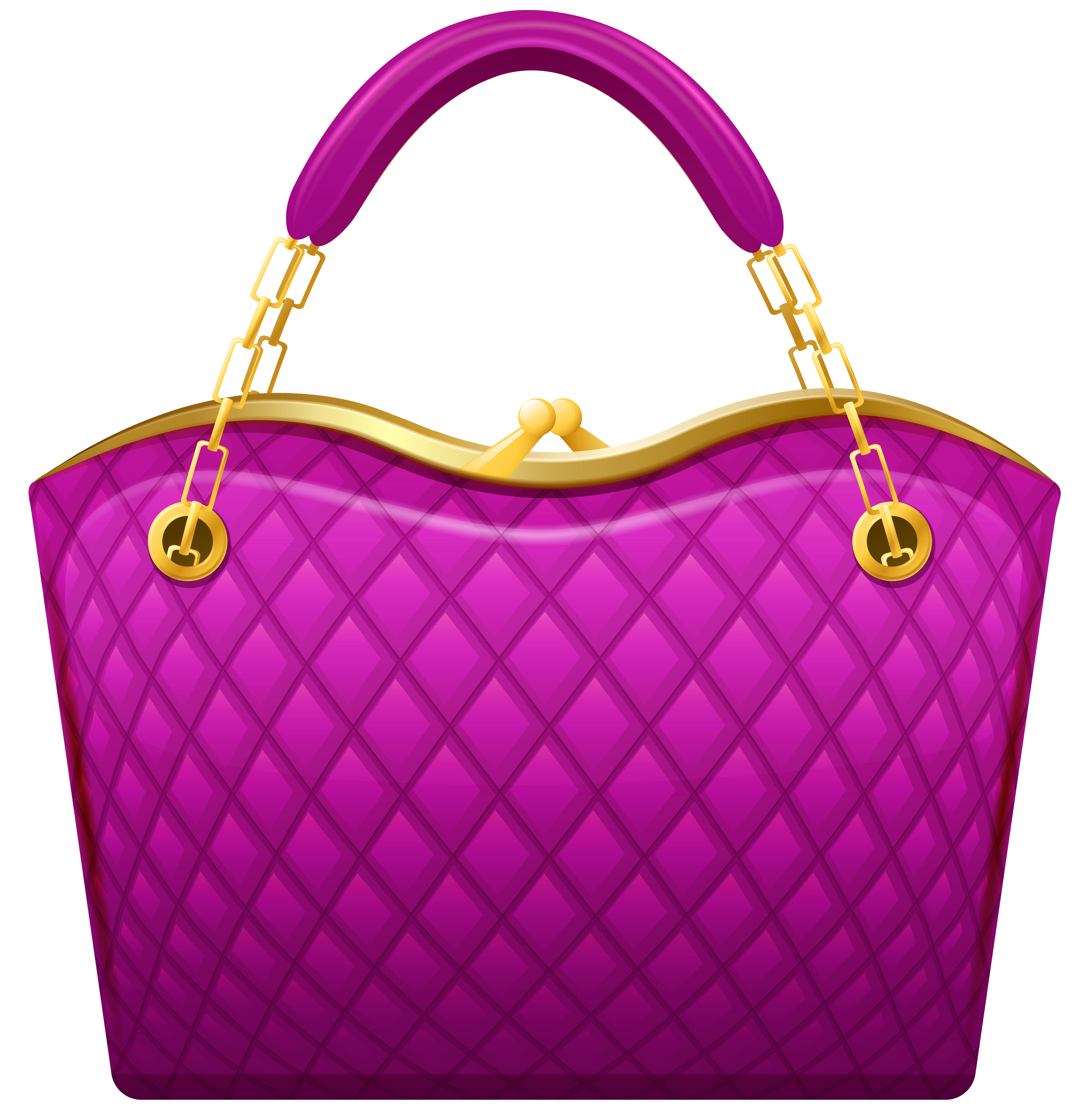 Pink Handbag PNG Clip Art - Best WEB Clipart