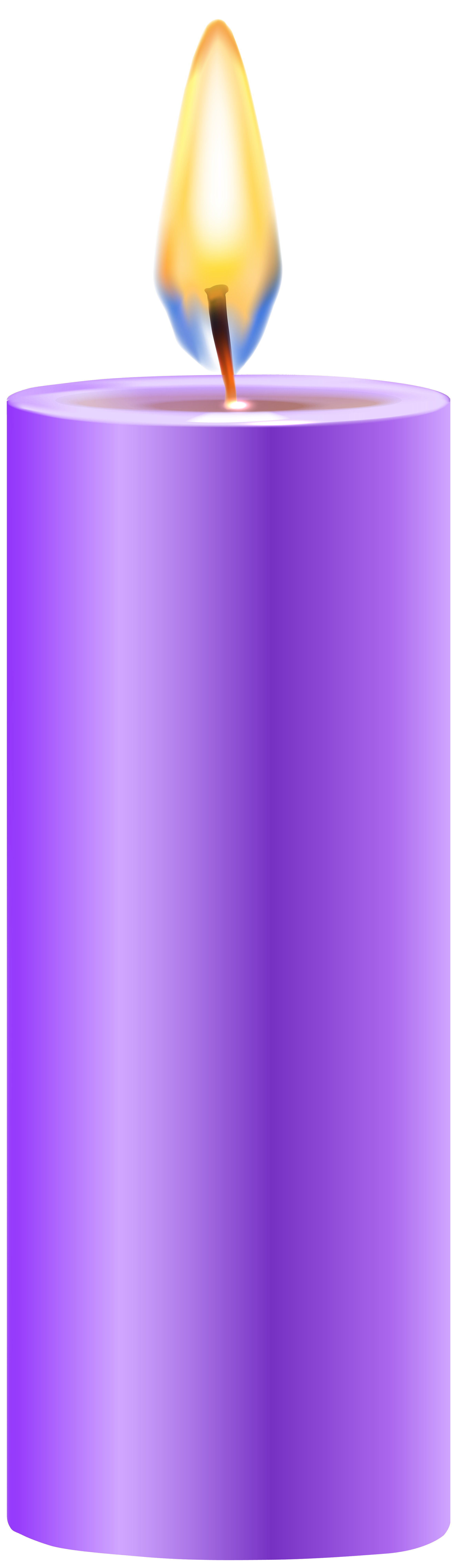 Purple Candle PNG Clip Art - Best WEB Clipart
