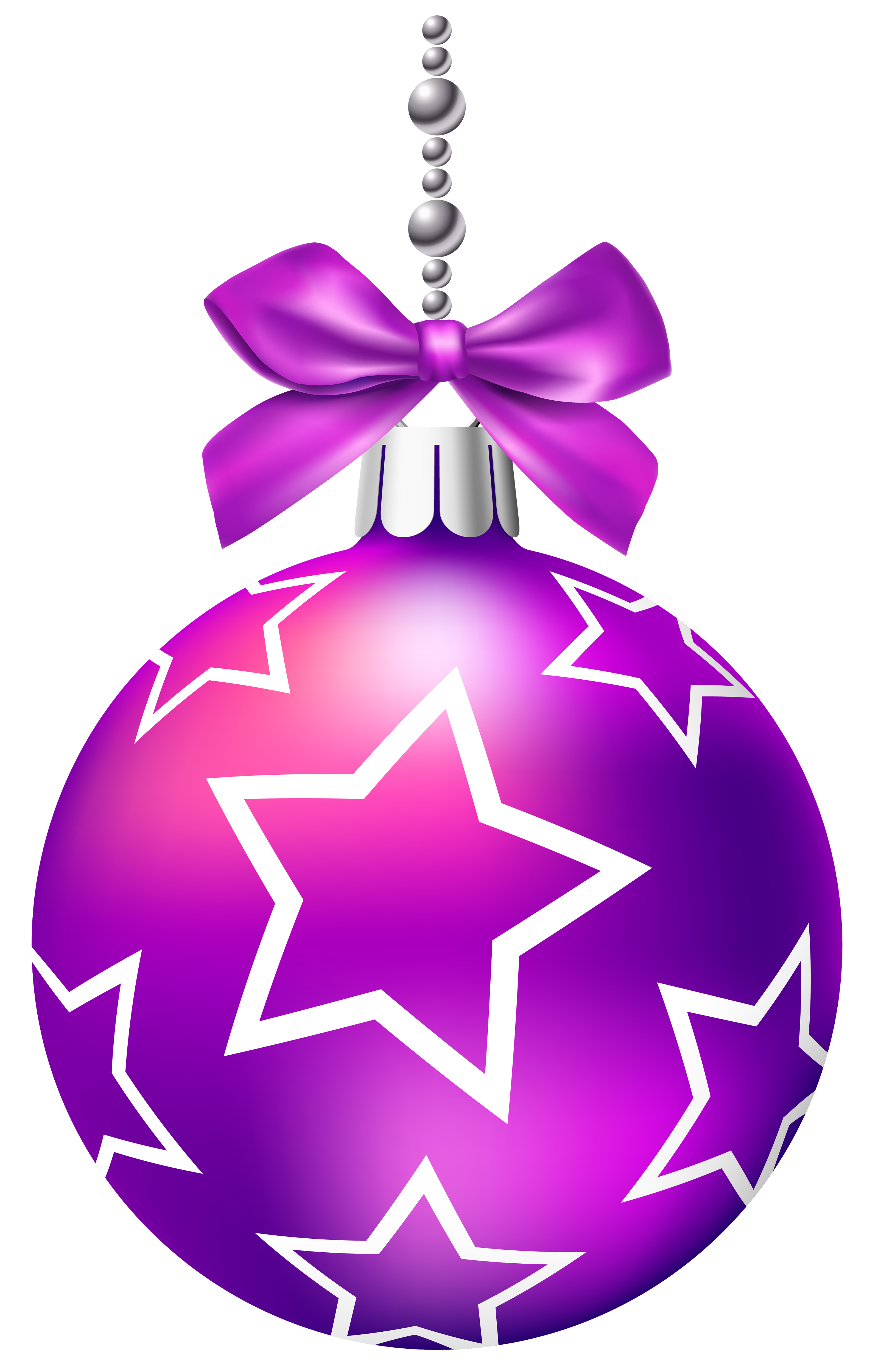 Purple And Blue Christmas Balls   Clip Art Library