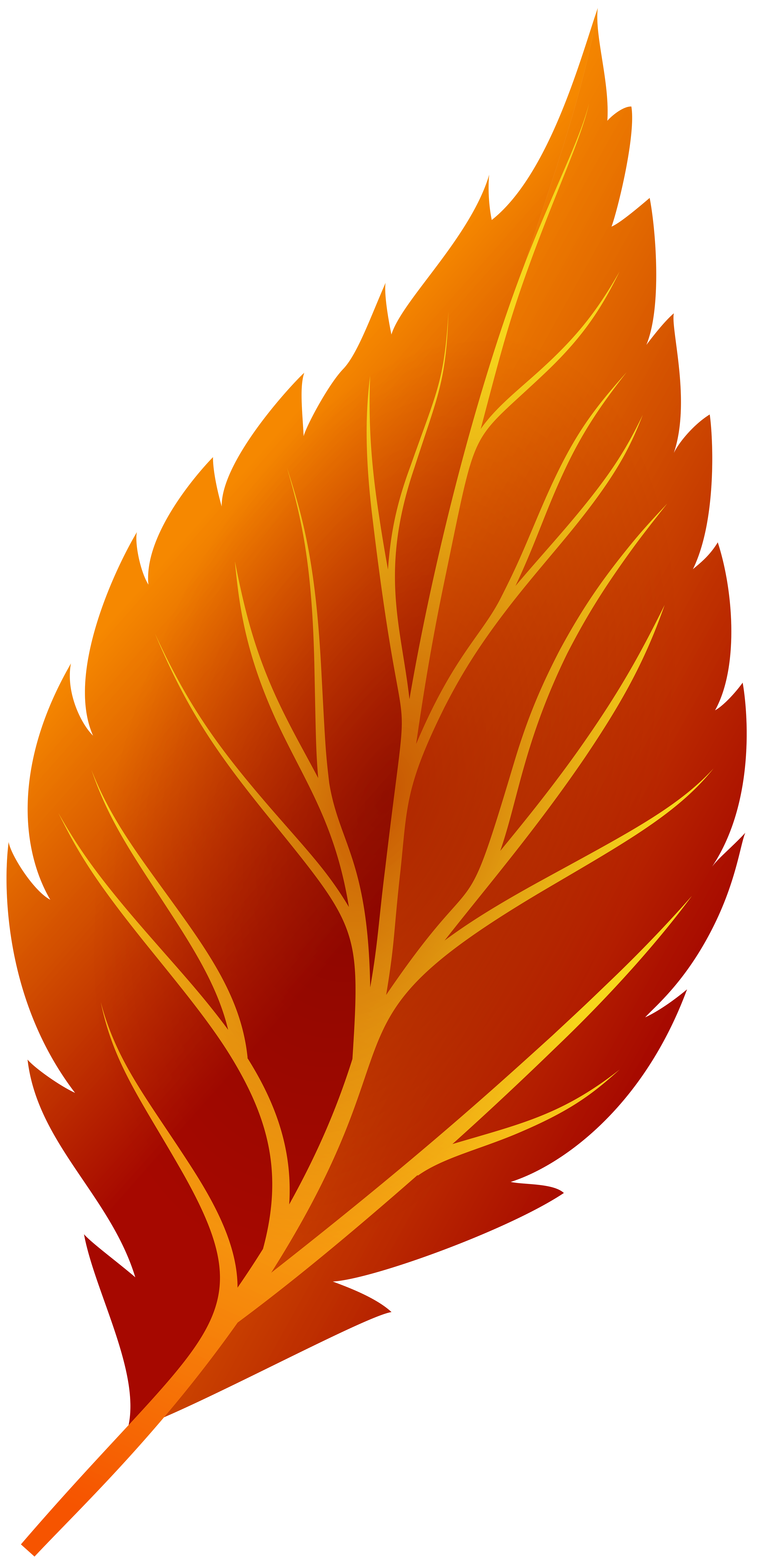 Red Autumn Leaf PNG Clip Art - Best WEB Clipart