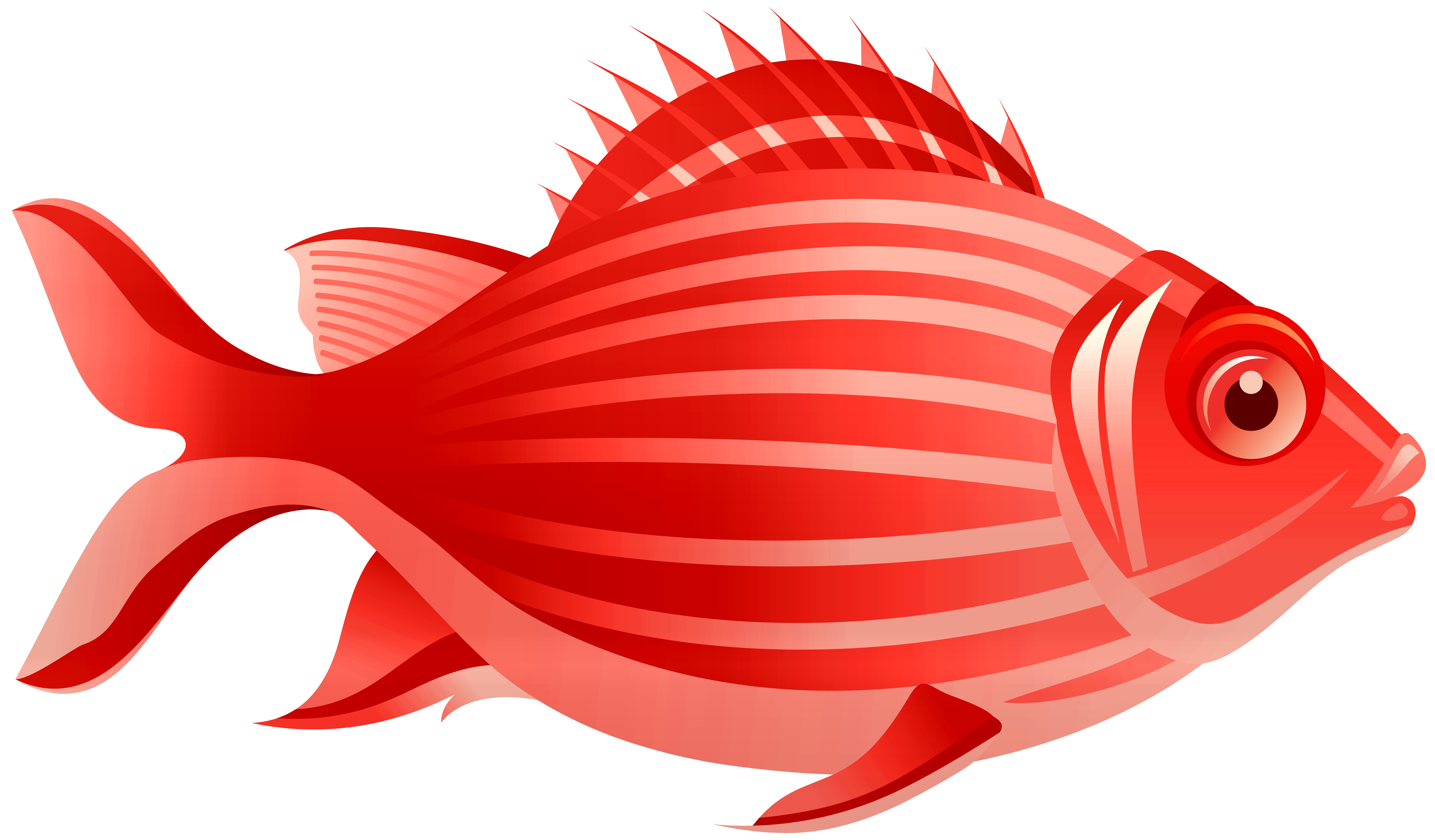 Red Fish PNG Clip Art - Best WEB Clipart