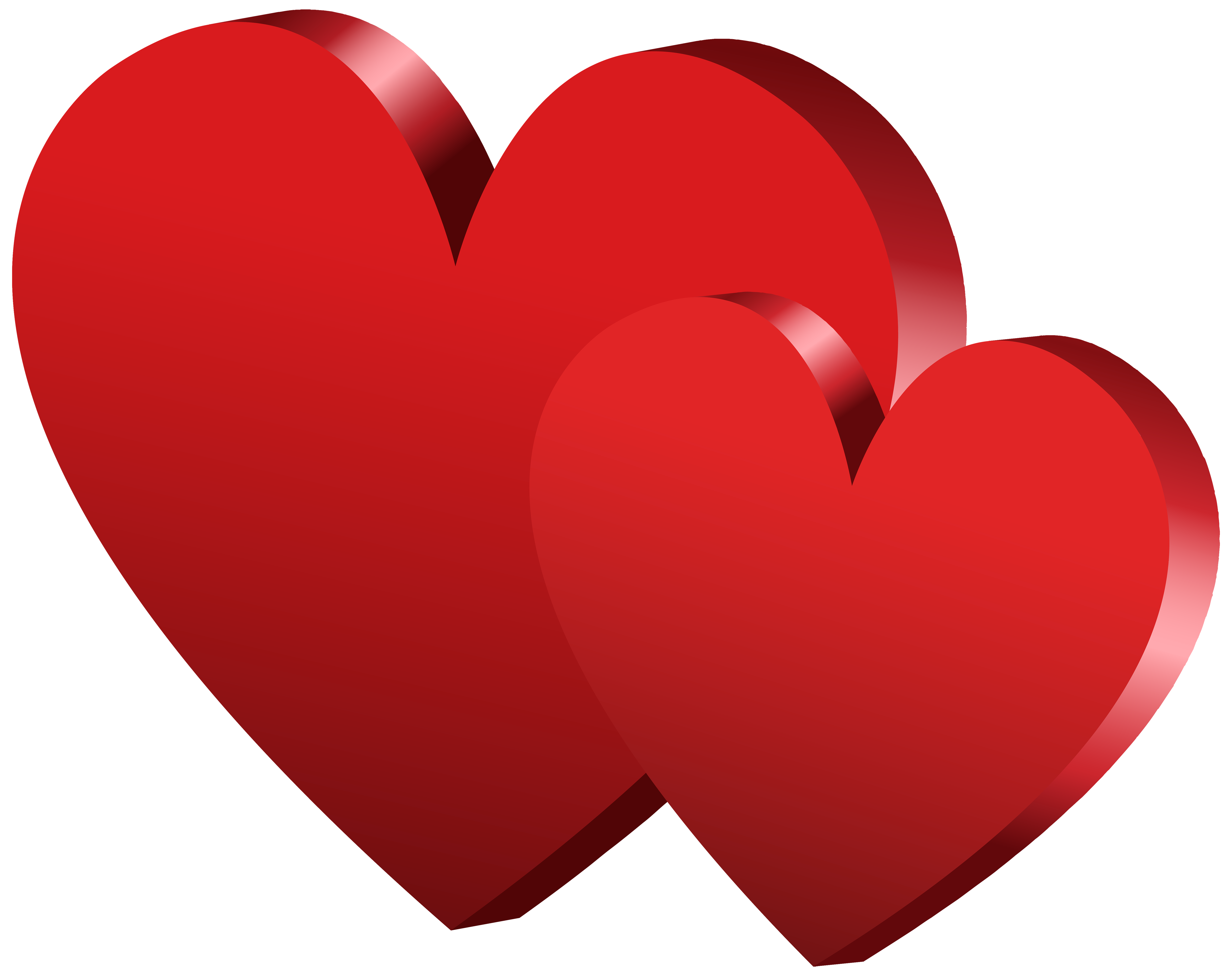 Red Hearts PNG Clipart - Best WEB Clipart