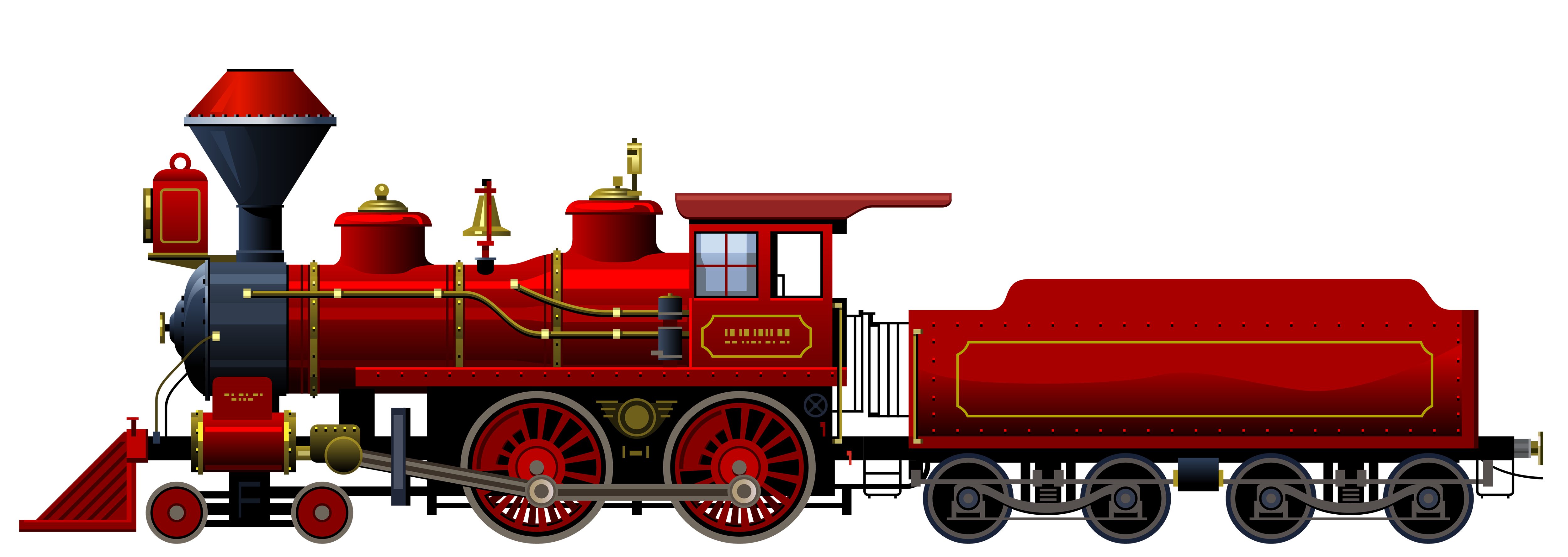 Red Locomotive PNG Clipart - Best WEB Clipart