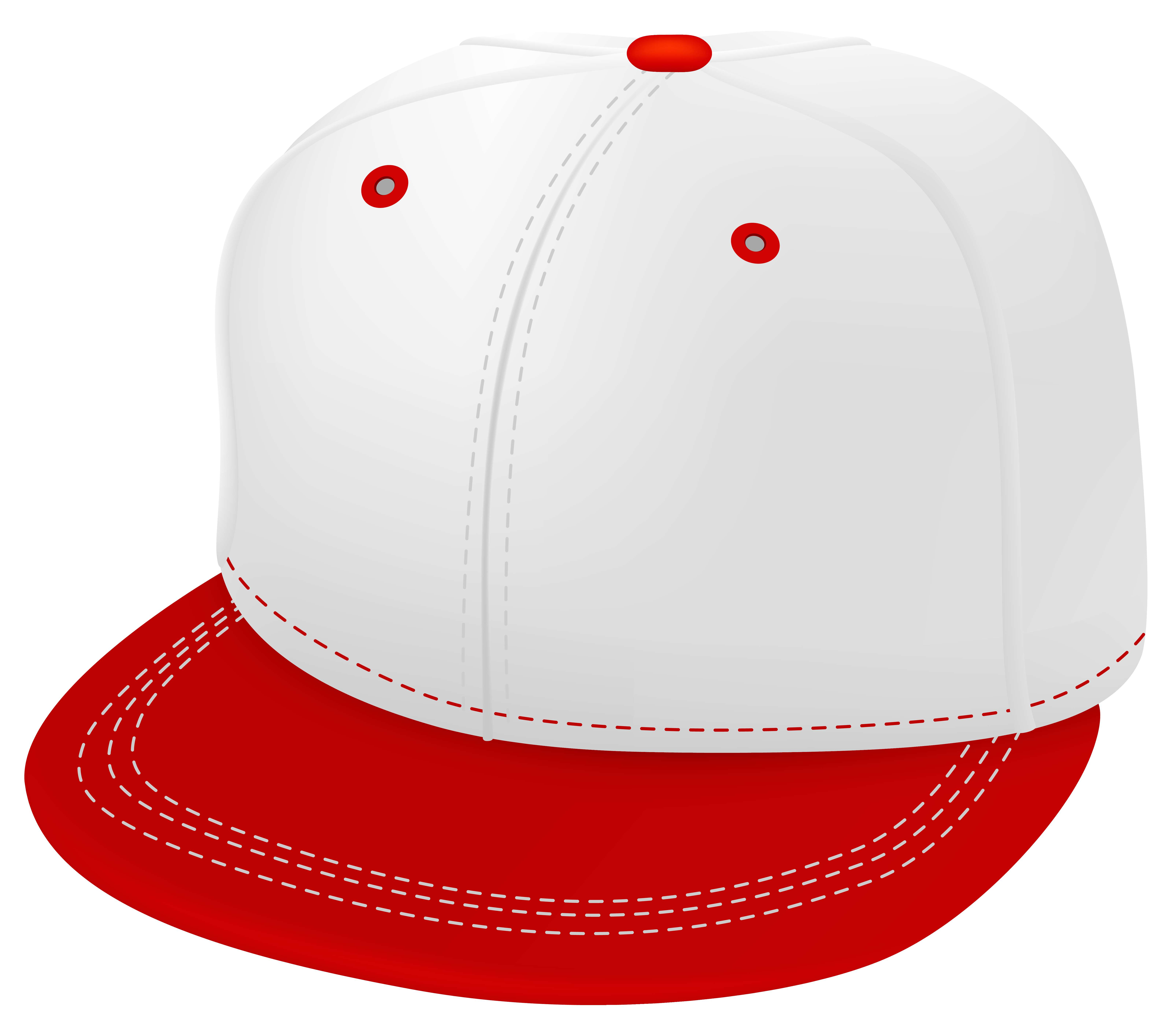 Red and White Cap PNG Clipart - Best WEB Clipart