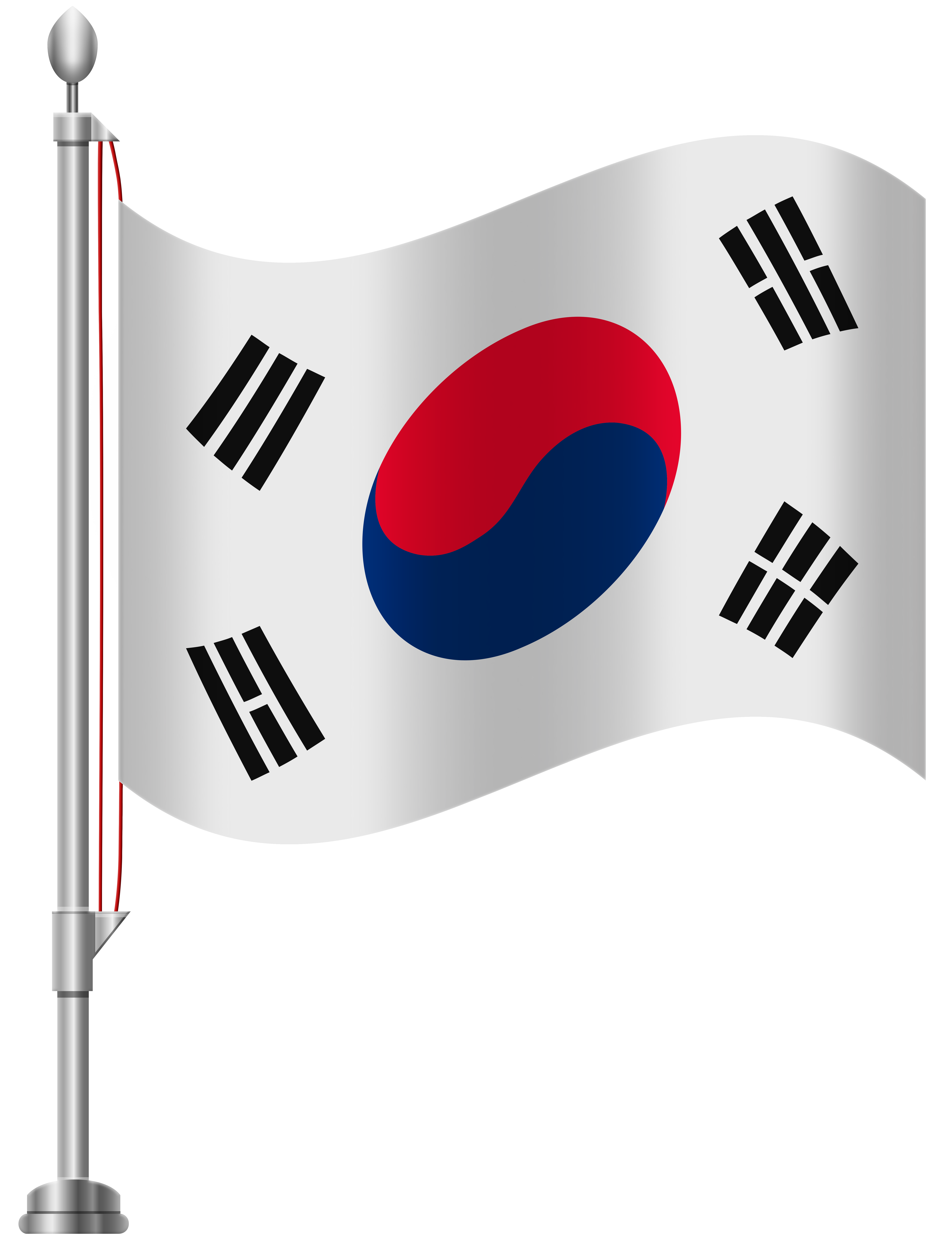 South Korea Flag PNG Clip Art - Best WEB Clipart