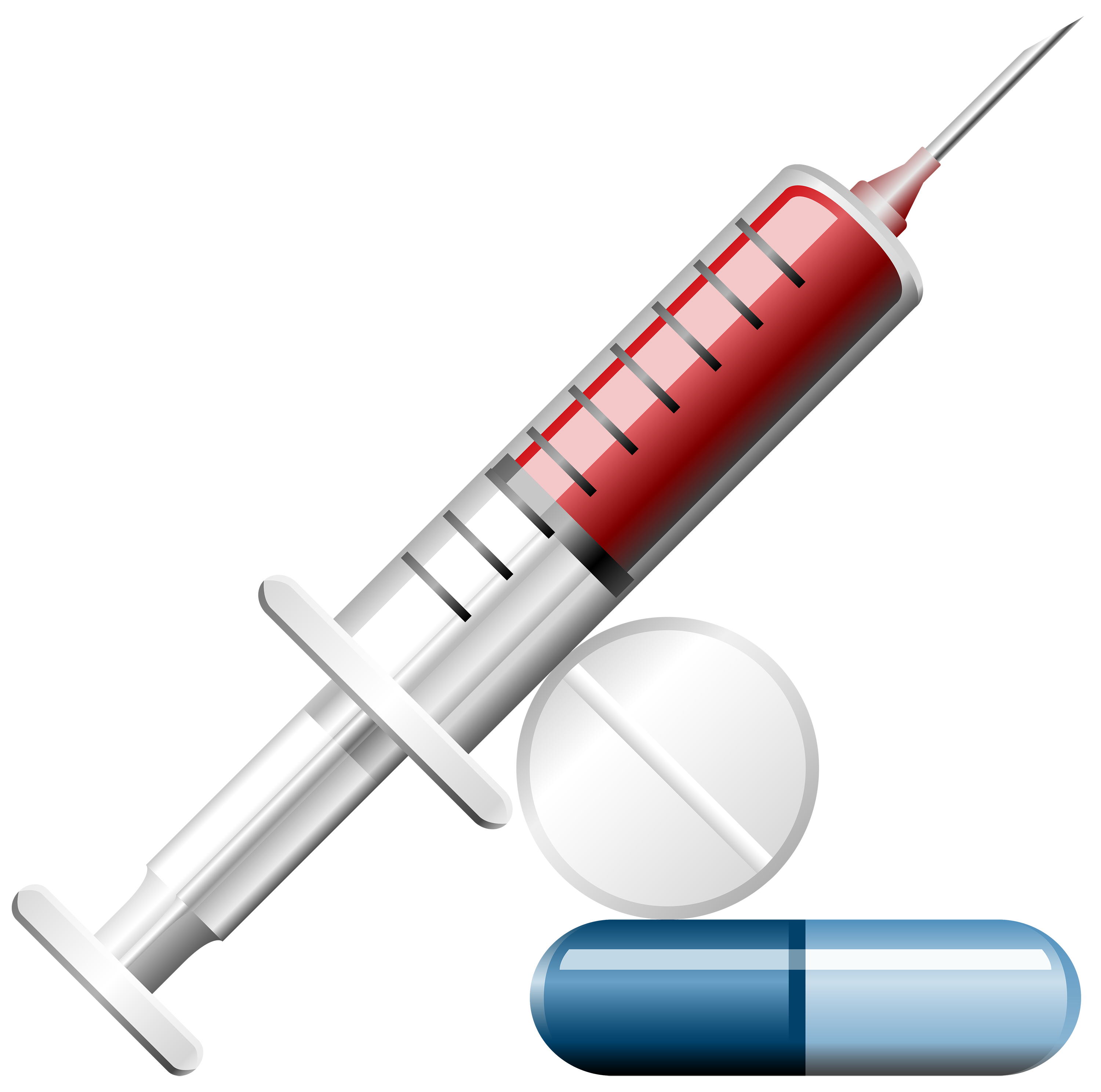 Syringe with Pills PNG Clipart - Best WEB Clipart