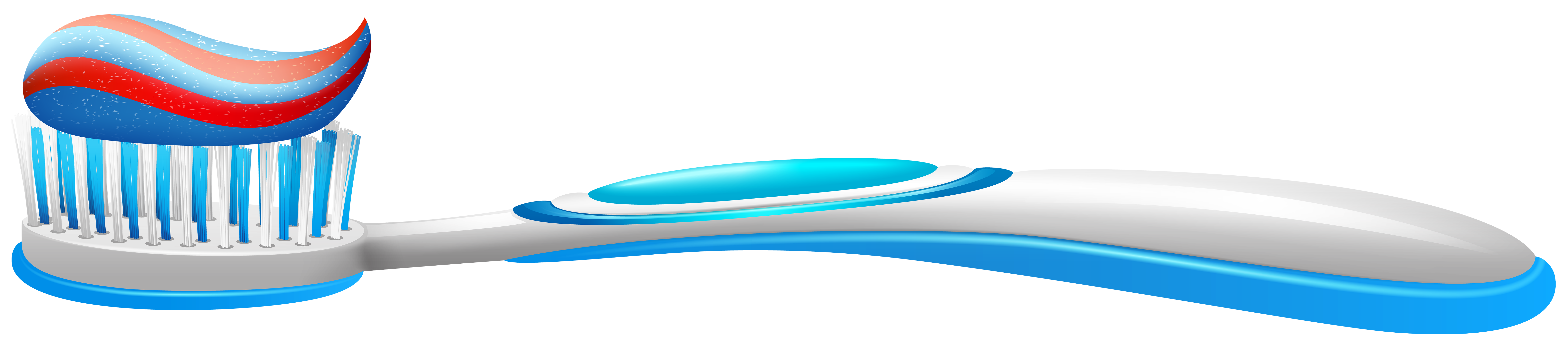 Toothbrush with Toothpaste PNG Clip Art - Best WEB Clipart