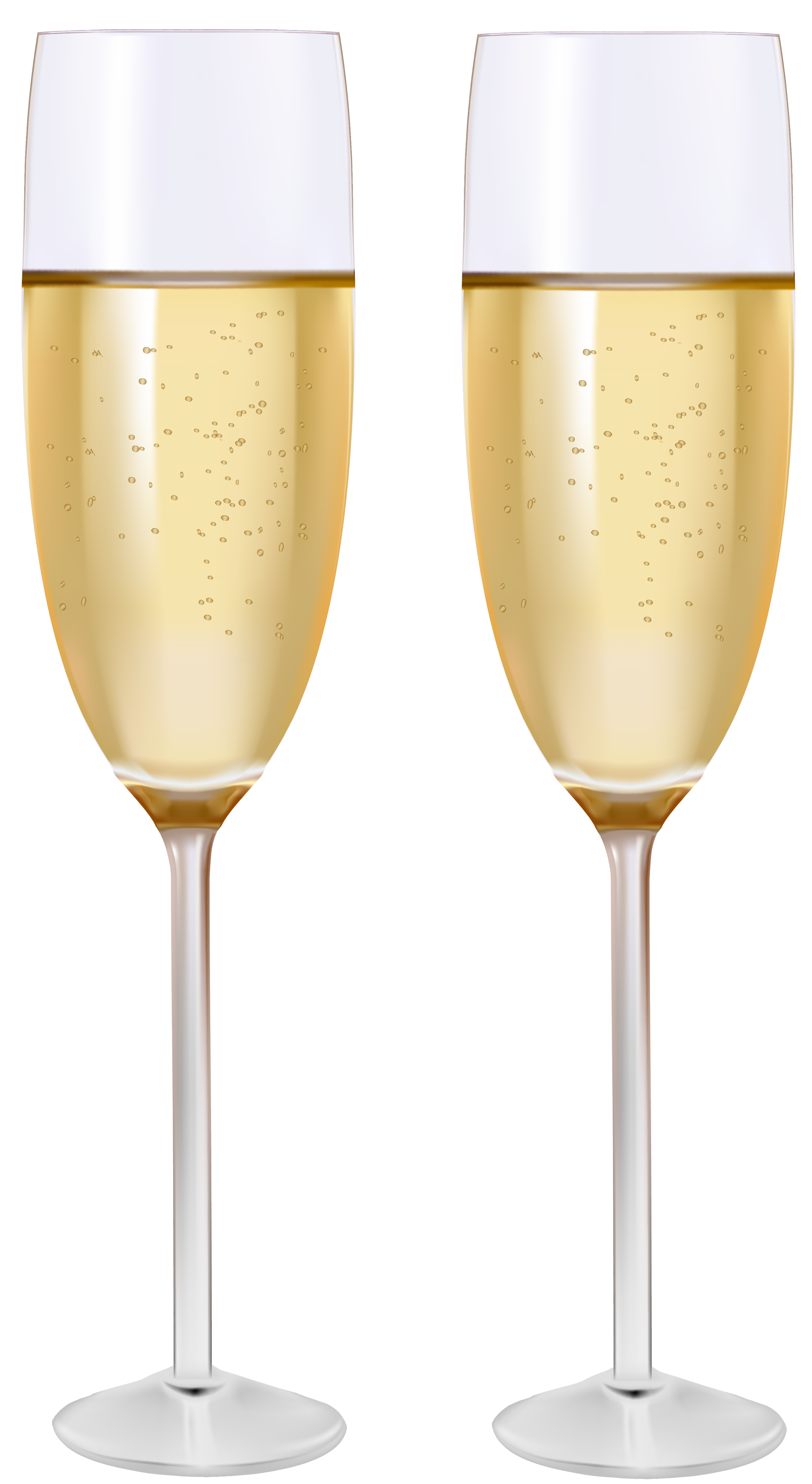 Two Glasses Of Champagne PNG Clipart - Best WEB Clipart