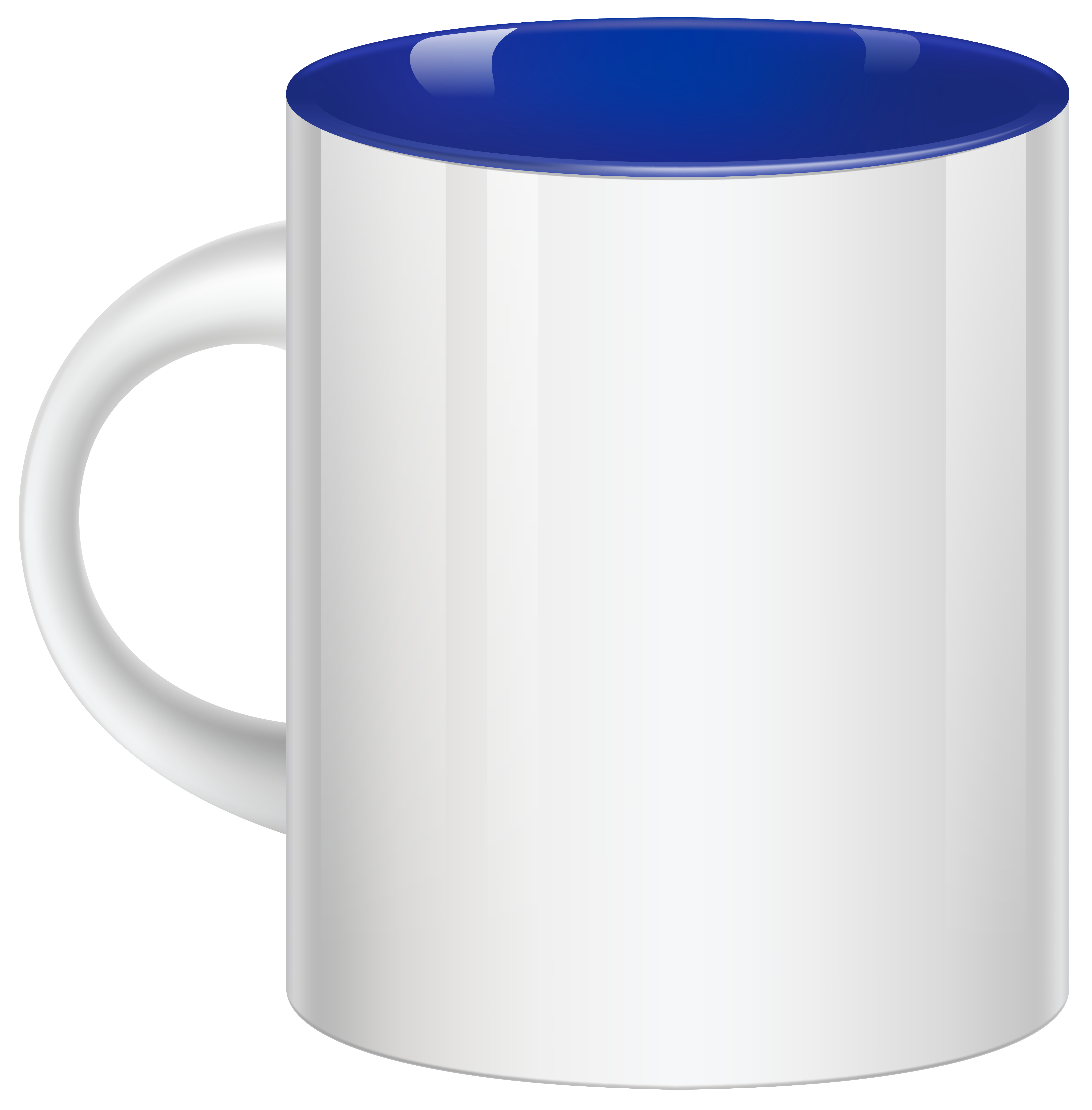 White Blue Cup PNG Clipart - Best WEB Clipart