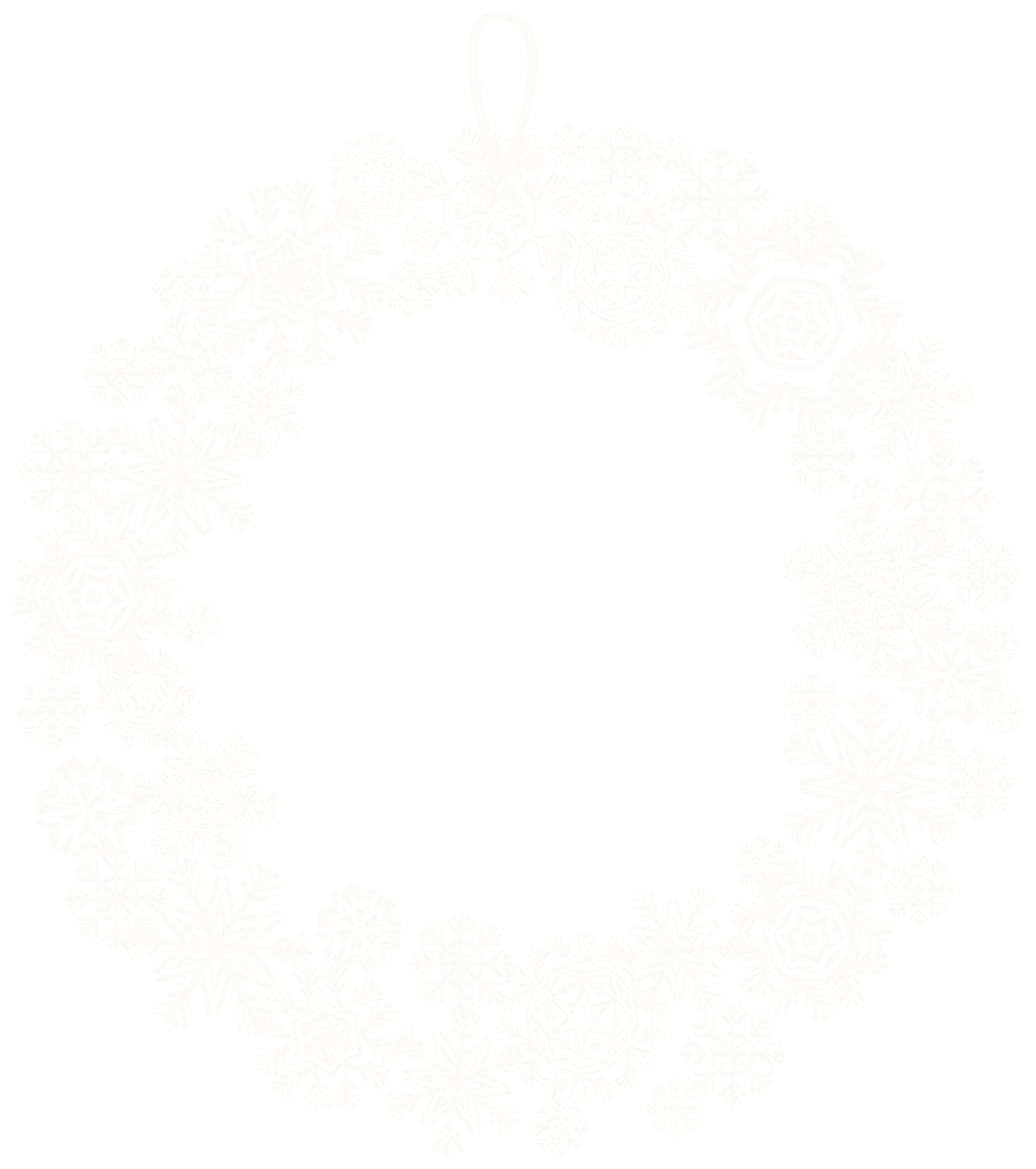 White Christmas Wreath PNG - Best WEB Clipart