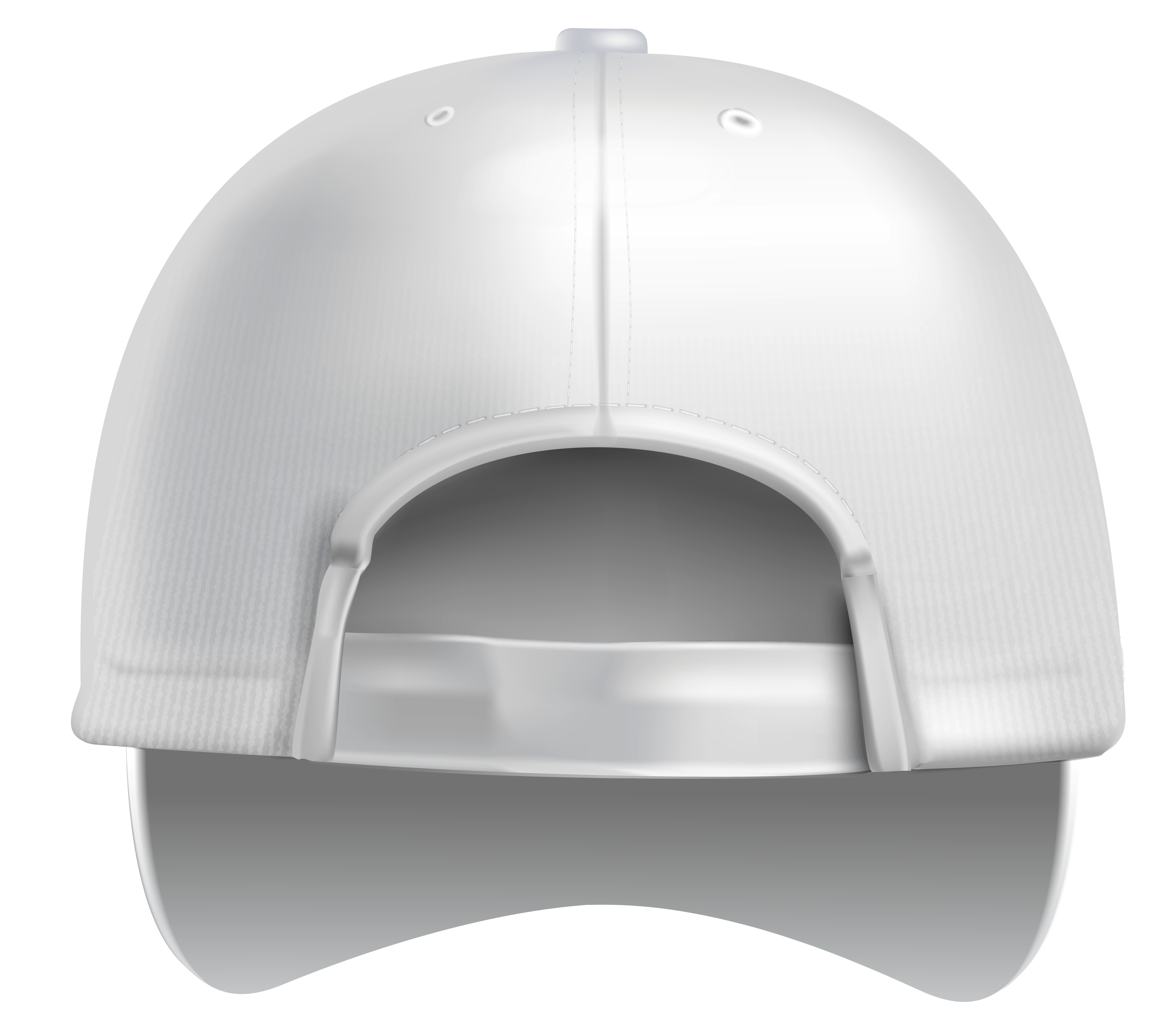 Download White Plain Baseball Cap Back PNG Clipart - Best WEB Clipart