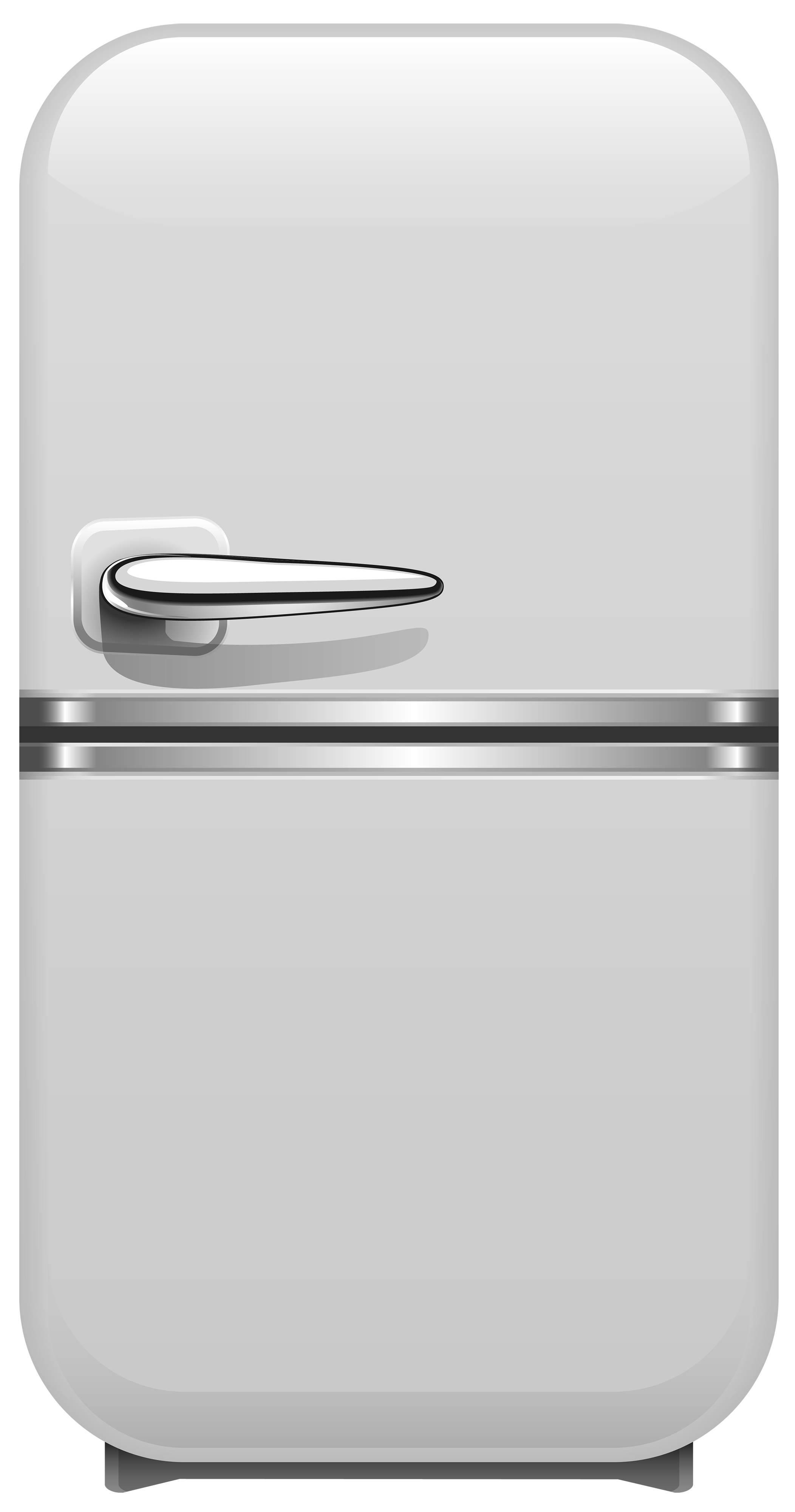 White Retro Fridge PNG Clipart - Best WEB Clipart