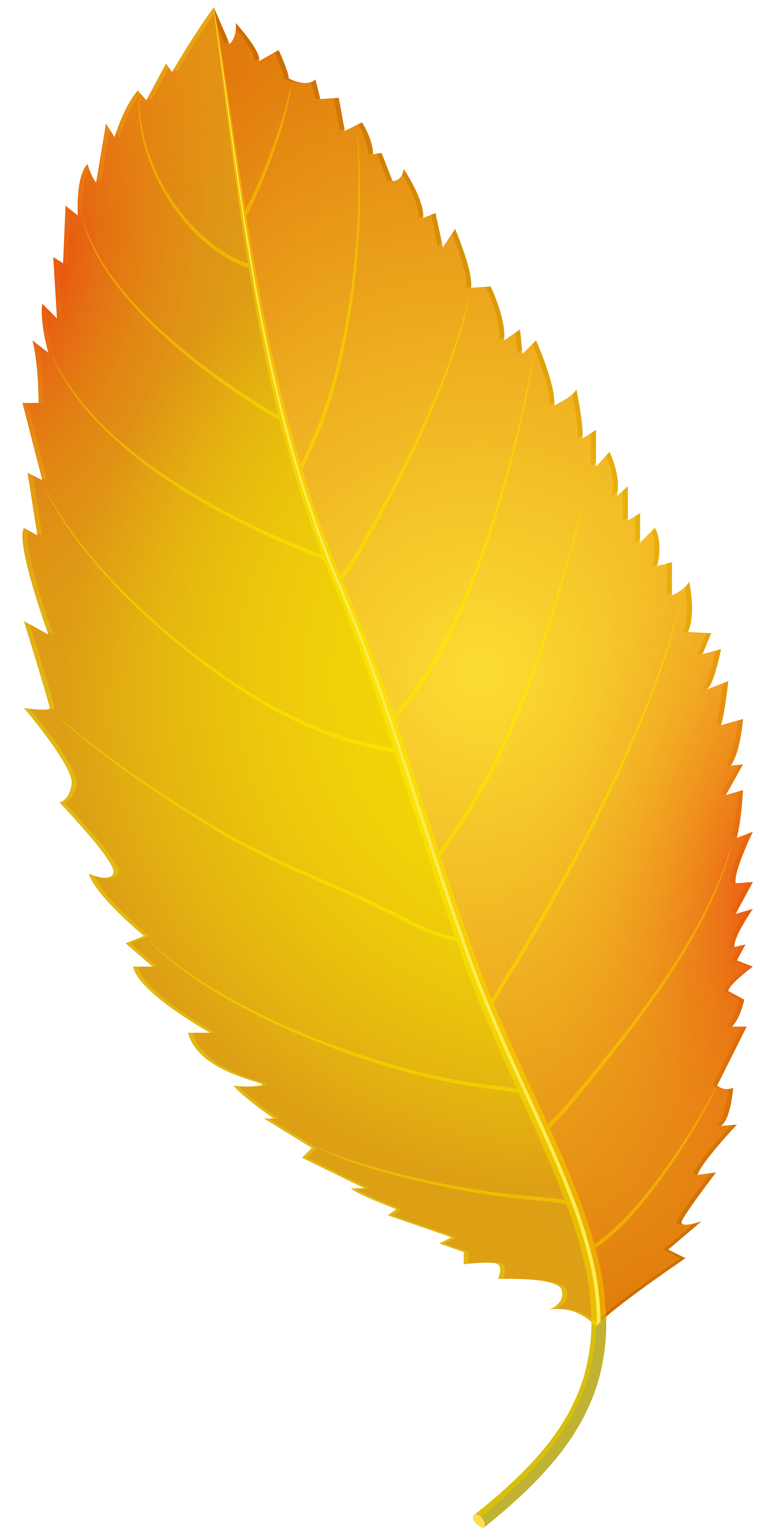 Yellow Autumn Leaf PNG Clip Art - Best WEB Clipart