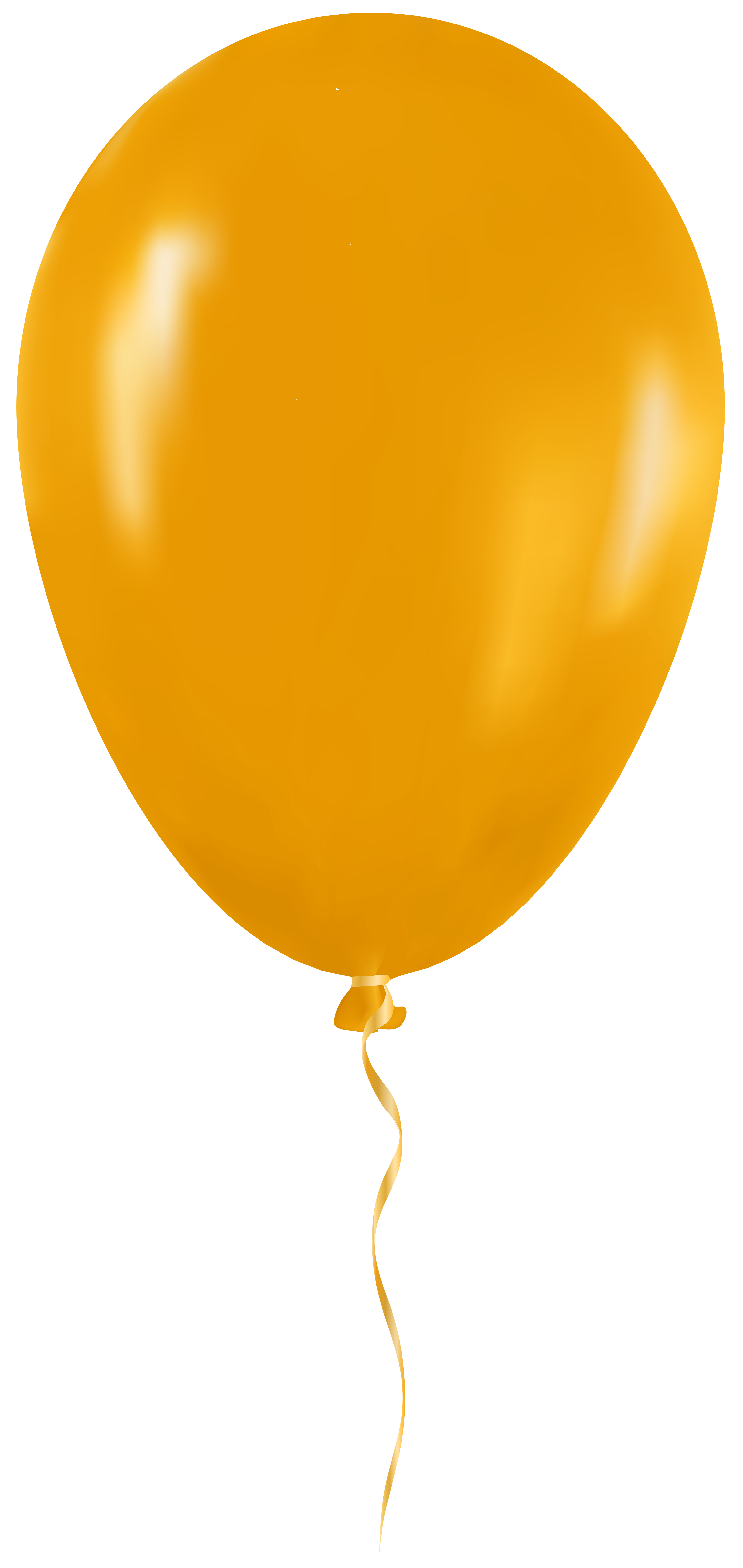 Yellow Balloon PNG Clip Art - Best WEB Clipart