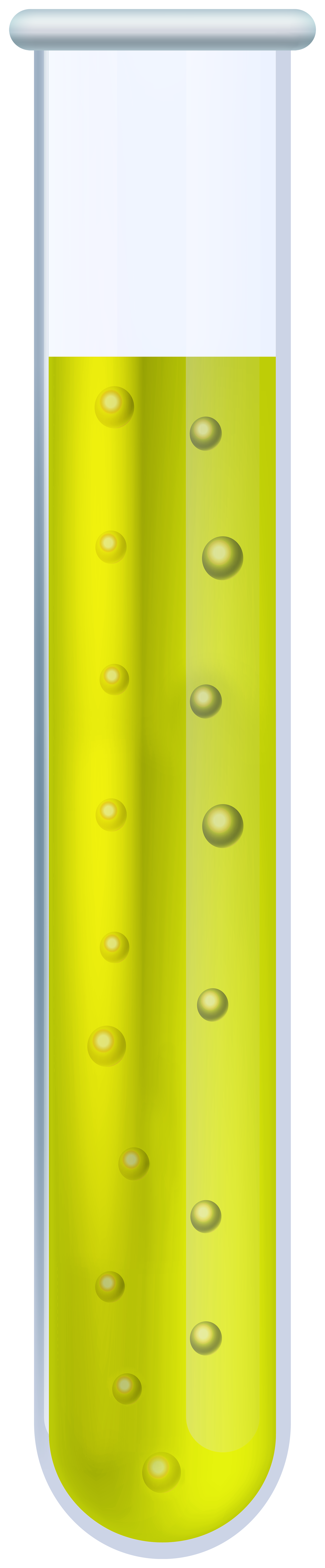 Yellow Liquid Sample In Test Tube PNG Clipart - Best WEB Clipart