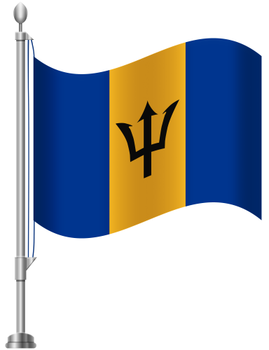 Barbados Flag PNG Clip Art - High-quality PNG Clipart Image in cattegory Flags PNG / Clipart from ClipartPNG.com
