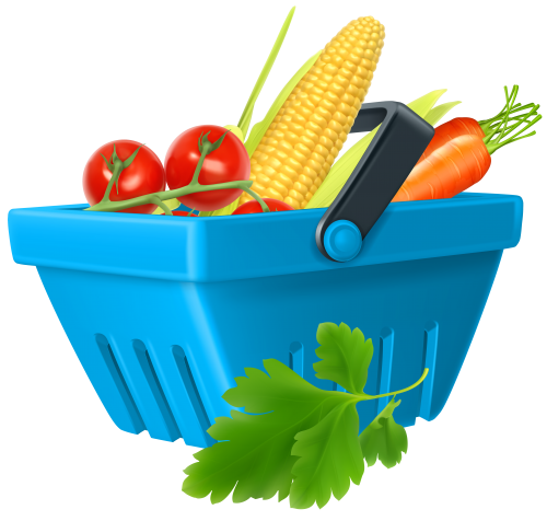 Basket with Vegetables PNG Clipart - High-quality PNG Clipart Image in cattegory Vegetables PNG / Clipart from ClipartPNG.com