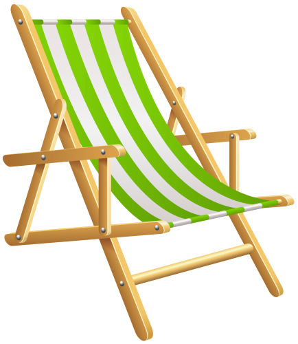 Beach Chair PNG Clip Art - High-quality PNG Clipart Image in cattegory Summer PNG / Clipart from ClipartPNG.com