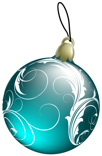 Beautiful Blue Christmas Ball PNG Clipart - High-quality PNG Clipart Image in cattegory Christmas PNG / Clipart from ClipartPNG.com