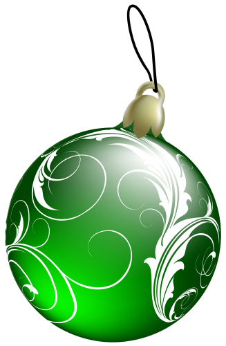 Beautiful Green Christmas Ball PNG Clipart - High-quality PNG Clipart Image in cattegory Christmas PNG / Clipart from ClipartPNG.com