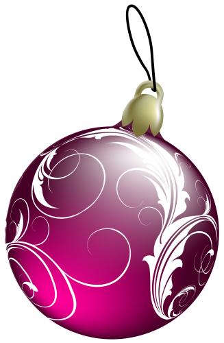 Beautiful Pink Christmas Ball PNG Clipart - High-quality PNG Clipart Image in cattegory Christmas PNG / Clipart from ClipartPNG.com