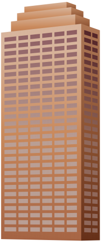 Big Brown Skyscraper PNG Clipart - High-quality PNG Clipart Image in cattegory Buildings PNG / Clipart from ClipartPNG.com