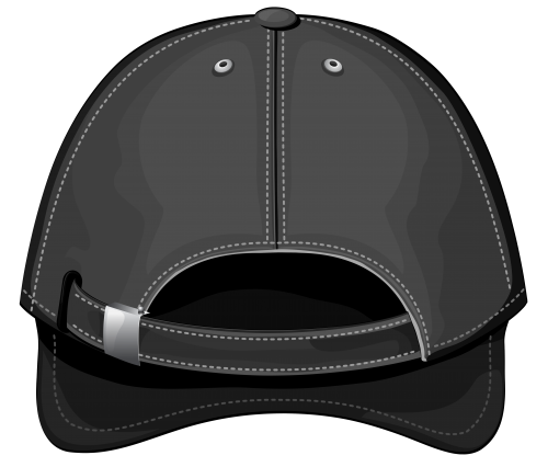 Black Baseball Cap Back PNG Clipart - High-quality PNG Clipart Image in cattegory Hats PNG / Clipart from ClipartPNG.com