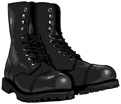 Black Boots PNG Image - High-quality PNG Clipart Image in cattegory Shoes PNG / Clipart from ClipartPNG.com