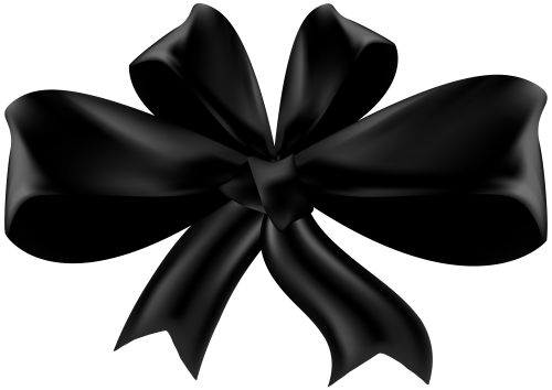 Black Bow PNG Clip Art - High-quality PNG Clipart Image in cattegory Ribbons PNG / Clipart from ClipartPNG.com