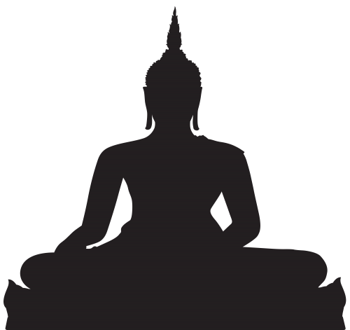 Black Buddha Silhouette PNG Clip Art - High-quality PNG Clipart Image in cattegory Buddha PNG / Clipart from ClipartPNG.com