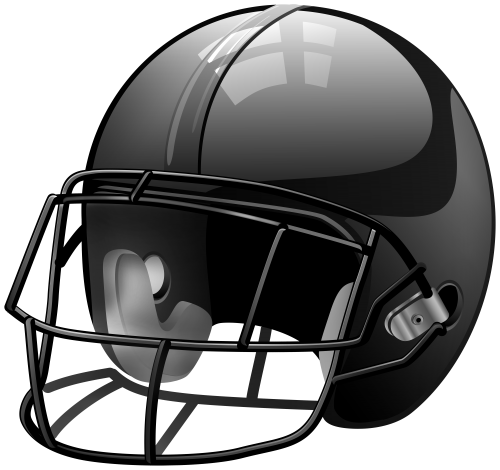 Black Football Helmet PNG Clip Art - High-quality PNG Clipart Image in cattegory Sport PNG / Clipart from ClipartPNG.com
