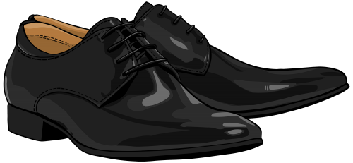 Black Men Shoes PNG Clipart - High-quality PNG Clipart Image in cattegory Shoes PNG / Clipart from ClipartPNG.com