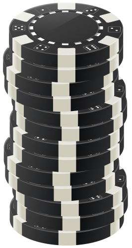 Black Poker Chips PNG Clip Art - High-quality PNG Clipart Image in cattegory Games PNG / Clipart from ClipartPNG.com