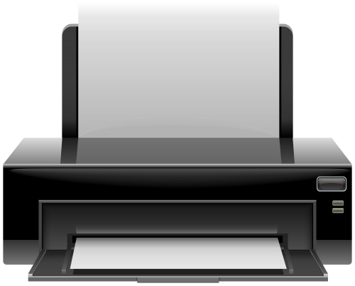 Black Printer PNG Clip Art - High-quality PNG Clipart Image in cattegory Computer Parts PNG / Clipart from ClipartPNG.com