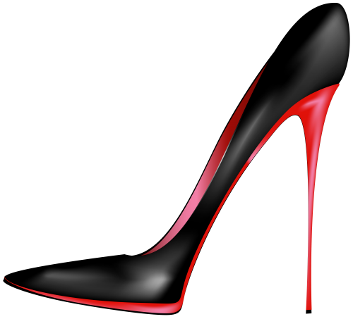 Black Red High Heels PNG Clip Art - High-quality PNG Clipart Image in cattegory Shoes PNG / Clipart from ClipartPNG.com