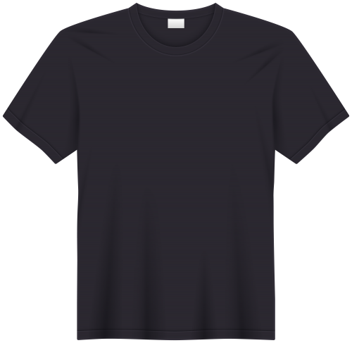 Black T Shirt PNG Clip Art - High-quality PNG Clipart Image in cattegory Clothing PNG / Clipart from ClipartPNG.com
