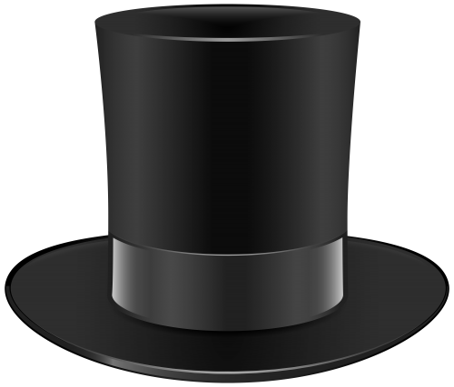 Black Top Hat PNG Clip Art - High-quality PNG Clipart Image in cattegory Hats PNG / Clipart from ClipartPNG.com