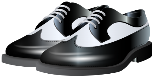 Black and White Shoes NG Clip Art - High-quality PNG Clipart Image in cattegory Shoes PNG / Clipart from ClipartPNG.com