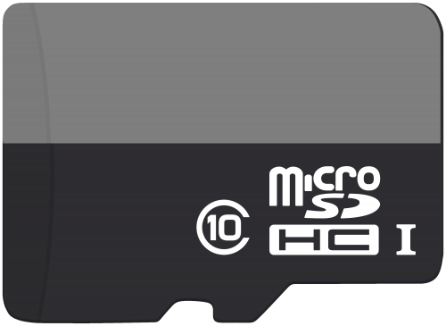 Blank Micro SD Flash Memory Card PNG Clip Art - High-quality PNG Clipart Image in cattegory Computer Parts PNG / Clipart from ClipartPNG.com
