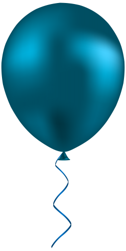 Blue Balloon PNG Clip Art - High-quality PNG Clipart Image in cattegory Balloons PNG / Clipart from ClipartPNG.com