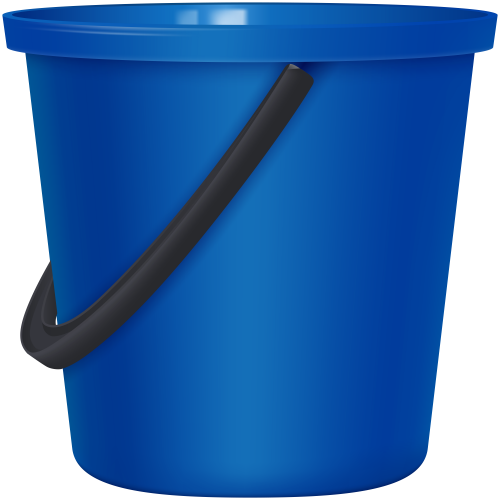Blue Bucket PNG Clip Art - High-quality PNG Clipart Image in cattegory Cleaning Tools PNG / Clipart from ClipartPNG.com