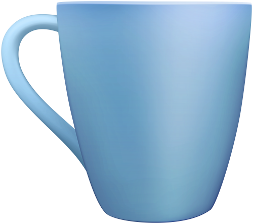Blue Ceramic Mug PNG Clip Art - High-quality PNG Clipart Image in cattegory Tableware PNG / Clipart from ClipartPNG.com