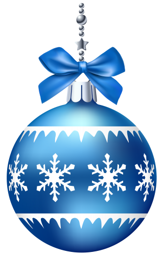 Blue Christmas Ball PNG Clip Art - High-quality PNG Clipart Image in cattegory Christmas PNG / Clipart from ClipartPNG.com