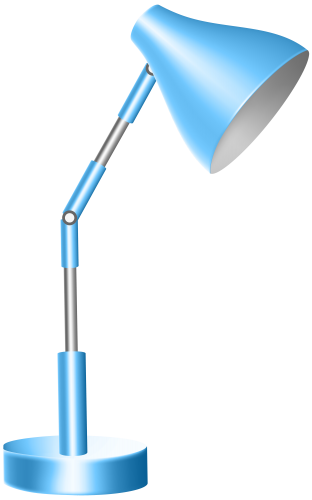 Blue Desk Lamp PNG Clip Art - High-quality PNG Clipart Image in cattegory Lamps and Lighting PNG / Clipart from ClipartPNG.com